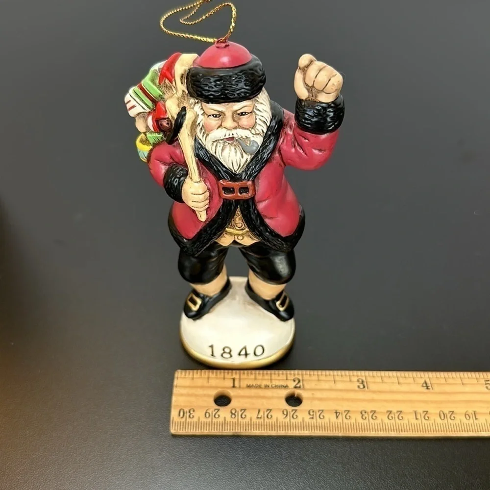 Vtg '93 Christmas Reproductions Memories of Santa Collection Santa Ornament 1840